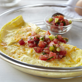 Microwave Mexican Omelet